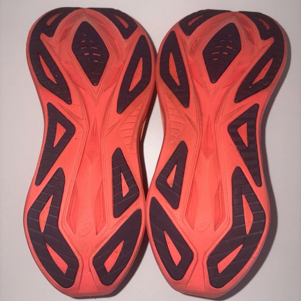 ASICS Superblast 2 Women’s 8.5 Men’s 7 Gray Orange Running Shoes - Picture 9 of 10